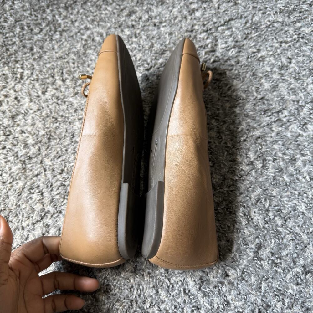 Vionic Klara Camel Brown Flats Size 10 Leather Bo… - image 8